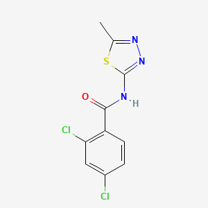 2,4-dichloro-N-(5-methyl-1,3,4-thiadiazol-2-yl)benzamide