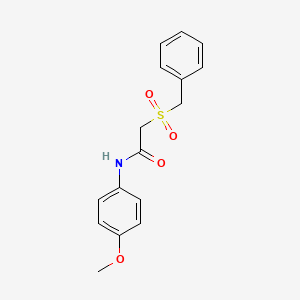 2-(benzylsulfonyl)-N-(4-methoxyphenyl)acetamide