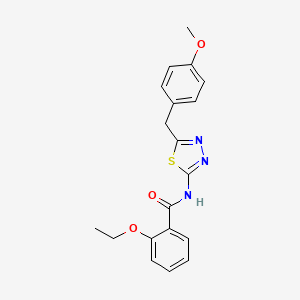 2-ethoxy-N-[5-(4-methoxybenzyl)-1,3,4-thiadiazol-2-yl]benzamide