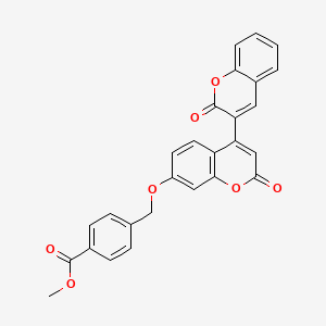 methyl 4-({[2-oxo-4-(2-oxo-2H-chromen-3-yl)-2H-chromen-7-yl]oxy}methyl)benzoate