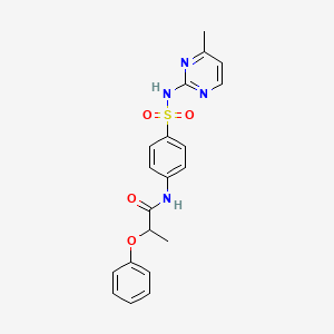 N-{4-[(4-methylpyrimidin-2-yl)sulfamoyl]phenyl}-2-phenoxypropanamide