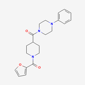 Furan-2-yl{4-[(4-phenylpiperazin-1-yl)carbonyl]piperidin-1-yl}methanone