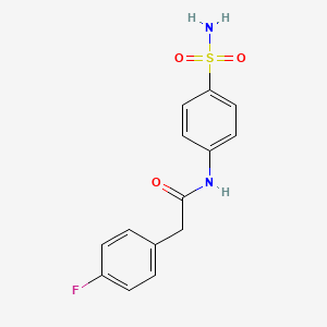 2-(4-fluorophenyl)-N-(4-sulfamoylphenyl)acetamide