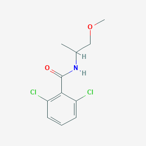 molecular formula C11H13Cl2NO2 B11169855 2,6-dichloro-N-(1-methoxypropan-2-yl)benzamide 