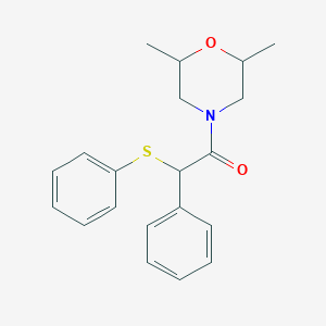 2,6-Dimethyl-4-[phenyl(phenylthio)acetyl]morpholine