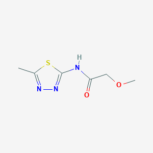 2-methoxy-N-(5-methyl-1,3,4-thiadiazol-2-yl)acetamide