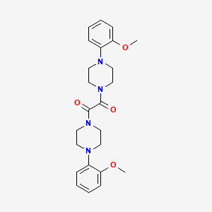 molecular formula C24H30N4O4 B11169894 1,2-Bis[4-(2-methoxyphenyl)piperazin-1-yl]ethane-1,2-dione CAS No. 349121-36-4