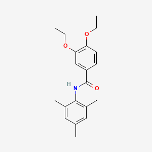 molecular formula C20H25NO3 B11169903 3,4-diethoxy-N-(2,4,6-trimethylphenyl)benzamide 