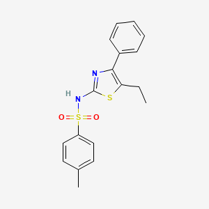 N-(5-ethyl-4-phenyl-1,3-thiazol-2-yl)-4-methylbenzenesulfonamide