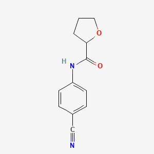 N-(4-cyanophenyl)tetrahydrofuran-2-carboxamide