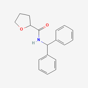 N-(diphenylmethyl)oxolane-2-carboxamide