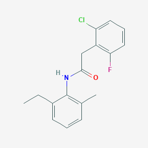 2-(2-chloro-6-fluorophenyl)-N-(2-ethyl-6-methylphenyl)acetamide