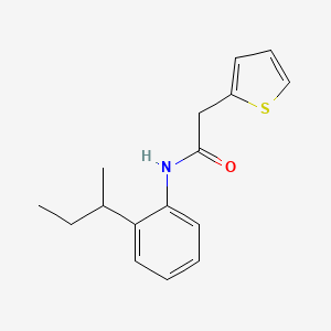 N-[2-(butan-2-yl)phenyl]-2-(thiophen-2-yl)acetamide