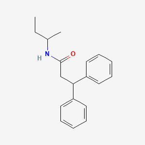 N-(butan-2-yl)-3,3-diphenylpropanamide