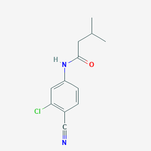 molecular formula C12H13ClN2O B11170208 N-(3-chloro-4-cyanophenyl)-3-methylbutanamide CAS No. 349574-60-3