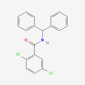 2,5-dichloro-N-(diphenylmethyl)benzamide