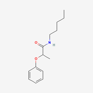 molecular formula C14H21NO2 B11170262 N-pentyl-2-phenoxypropanamide 