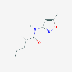 2-methyl-N-(5-methyl-1,2-oxazol-3-yl)pentanamide