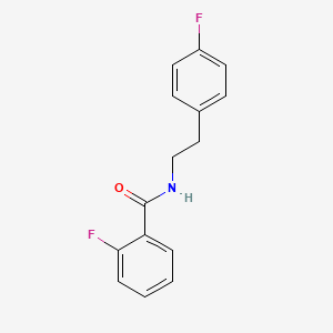 2-fluoro-N-[2-(4-fluorophenyl)ethyl]benzamide