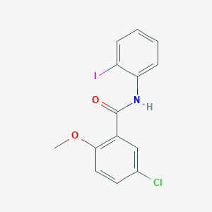 5-chloro-N-(2-iodophenyl)-2-methoxybenzamide