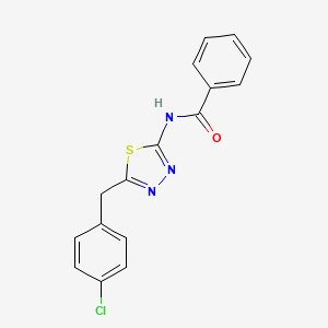 N-[5-(4-chlorobenzyl)-1,3,4-thiadiazol-2-yl]benzamide