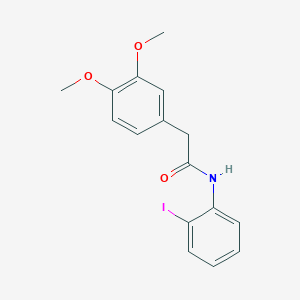 2-(3,4-dimethoxyphenyl)-N-(2-iodophenyl)acetamide