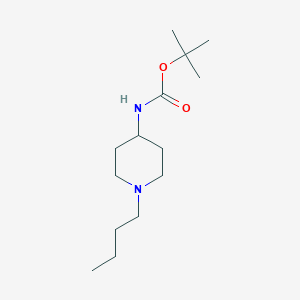 molecular formula C14H28N2O2 B111704 4-(N-BOC-Amino)-1-butylpiperidine CAS No. 1345471-82-0