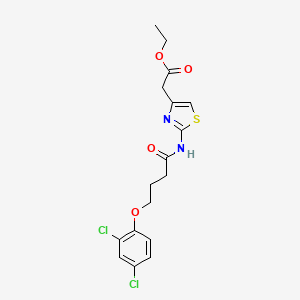 Ethyl (2-{[4-(2,4-dichlorophenoxy)butanoyl]amino}-1,3-thiazol-4-yl)acetate