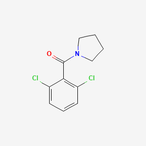 molecular formula C11H11Cl2NO B11170497 (2,6-Dichlorophenyl)(pyrrolidin-1-yl)methanone 