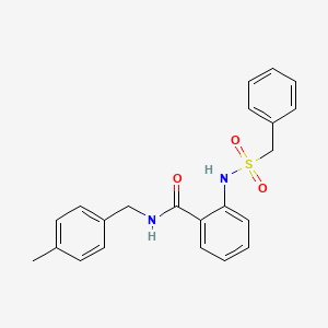 2-[(benzylsulfonyl)amino]-N-(4-methylbenzyl)benzamide