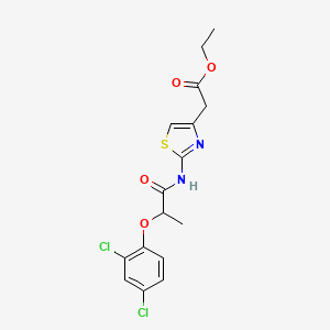 Ethyl (2-{[2-(2,4-dichlorophenoxy)propanoyl]amino}-1,3-thiazol-4-yl)acetate