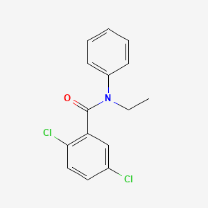 molecular formula C15H13Cl2NO B11170573 2,5-dichloro-N-ethyl-N-phenylbenzamide 