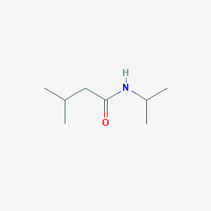 molecular formula C8H17NO B11170604 Butanamide, N-isopropyl-3-methyl 