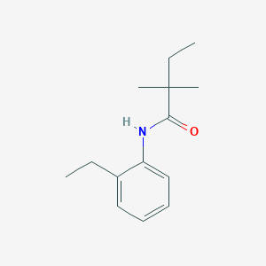 molecular formula C14H21NO B11170645 N-(2-ethylphenyl)-2,2-dimethylbutanamide 