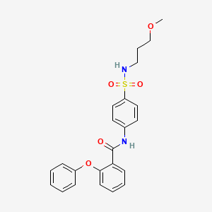 N-{4-[(3-methoxypropyl)sulfamoyl]phenyl}-2-phenoxybenzamide