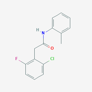 2-(2-chloro-6-fluorophenyl)-N-(2-methylphenyl)acetamide