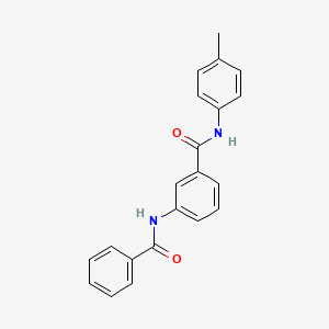 3-benzamido-N-(4-methylphenyl)benzamide