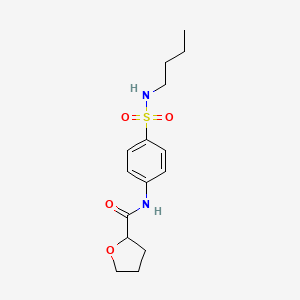 N-[4-(butylsulfamoyl)phenyl]oxolane-2-carboxamide