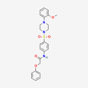 N-(4-{[4-(2-methoxyphenyl)piperazin-1-yl]sulfonyl}phenyl)-2-phenoxyacetamide