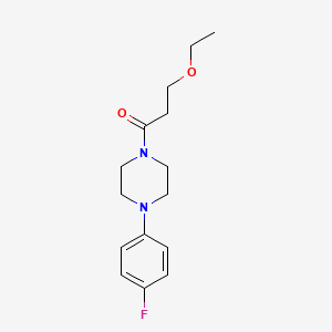 3-Ethoxy-1-[4-(4-fluorophenyl)piperazin-1-yl]propan-1-one