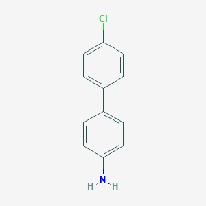 molecular formula C12H10ClN B111710 4-Amino-4'-chlorobiphenyl CAS No. 135-68-2