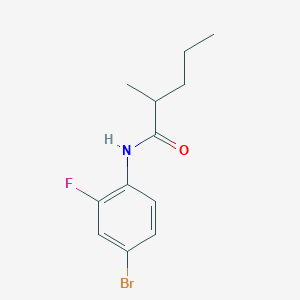 N-(4-bromo-2-fluorophenyl)-2-methylpentanamide