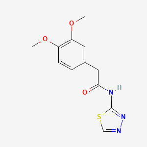 2-(3,4-dimethoxyphenyl)-N-(1,3,4-thiadiazol-2-yl)acetamide