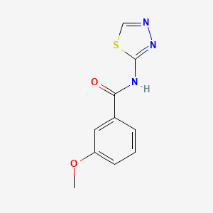 3-methoxy-N-(1,3,4-thiadiazol-2-yl)benzamide