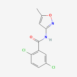 2,5-dichloro-N-(5-methyl-1,2-oxazol-3-yl)benzamide