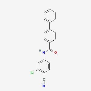 N-(3-chloro-4-cyanophenyl)biphenyl-4-carboxamide