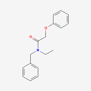 molecular formula C17H19NO2 B11171064 N-benzyl-N-ethyl-2-phenoxyacetamide 