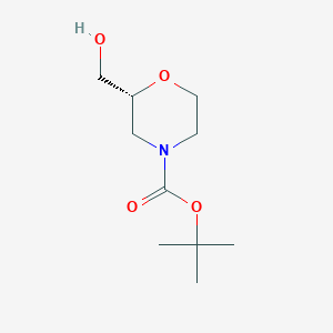 molecular formula C10H19NO4 B111711 (R)-N-Boc-2-hydroxymethylmorpholine CAS No. 135065-71-3