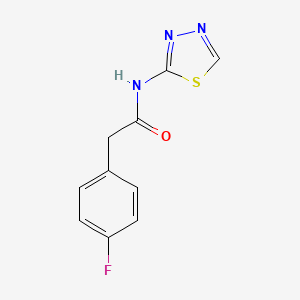 2-(4-fluorophenyl)-N-(1,3,4-thiadiazol-2-yl)acetamide