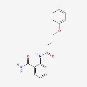 2-[(4-Phenoxybutanoyl)amino]benzamide